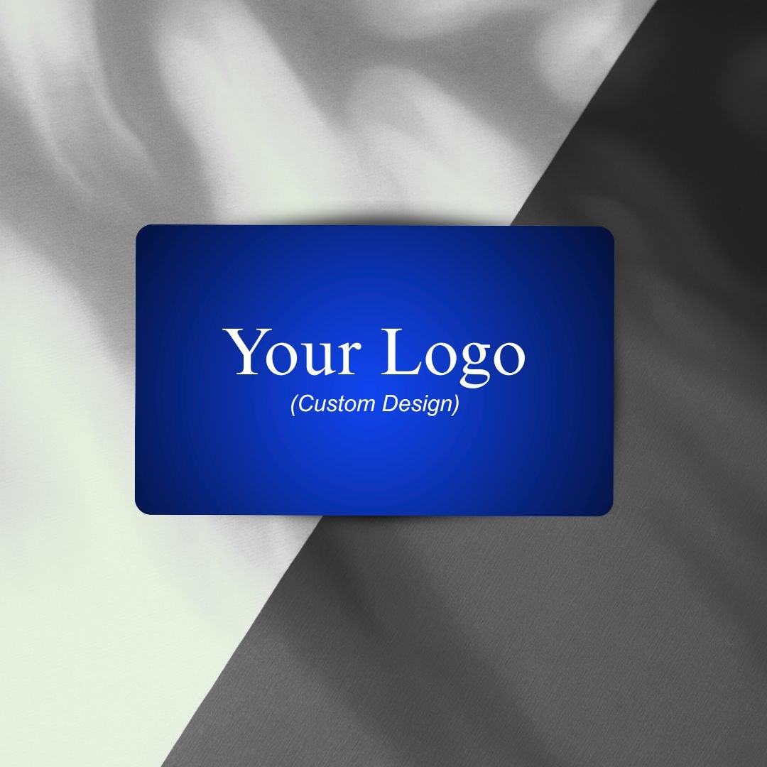 Dark Blue Metallic Business Card